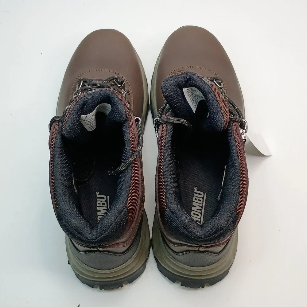 Khombu Kenny Hiker Men Size 10 Brown Waterproof Leather Boots